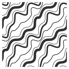 Abstract seamless pattern with waves or noise waves. Abstract mountains. Image for a poster or cover. Zebra pattern. Figure for textiles. Design for backdrops with sea, rivers or water texture.