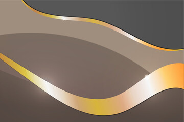 Stylish background with golden lines