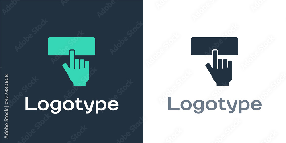 Poster logotype computer keyboard icon isolated on white background. pc component sign. logo design templat