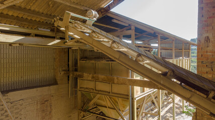 Fototapeta premium remains of the tile and brick industry in Valencia