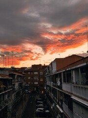 Obraz premium Os dejo por aquí un precioso atardecer.