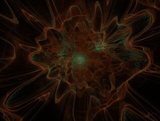 Imaginatory fractal background generated Image