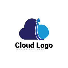 Cloud logo icon vector template.