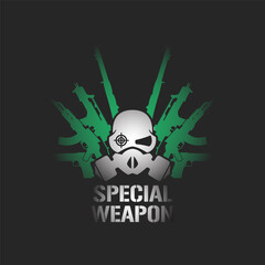 Special Weapon Logo vector Illustration