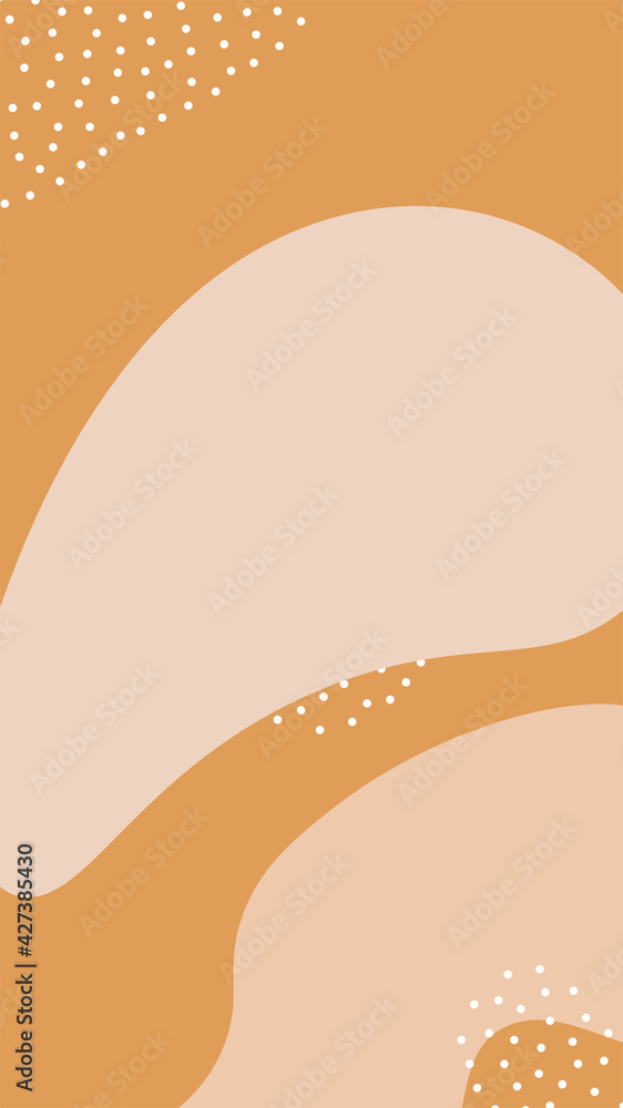 Poster liquid shape story template. mobile vertical abstract banner.