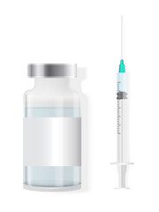 Coronavirus Vaccine. Vaccination campaign and treatment. Kill coronavirus covid-19 coming soon