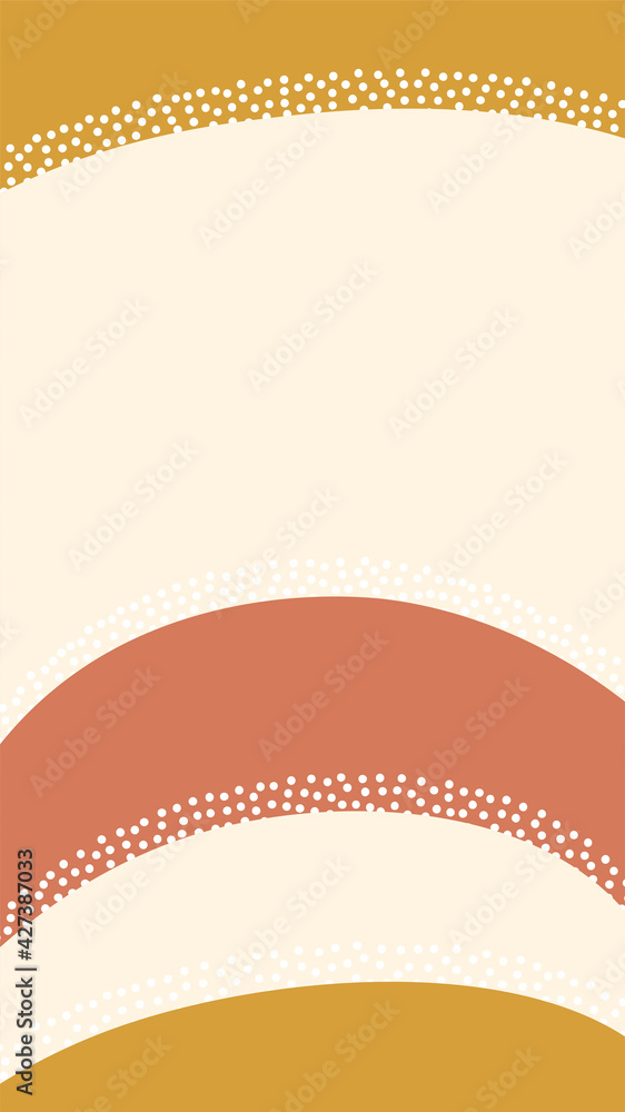 Poster liquid shape story template. mobile vertical abstract banner.