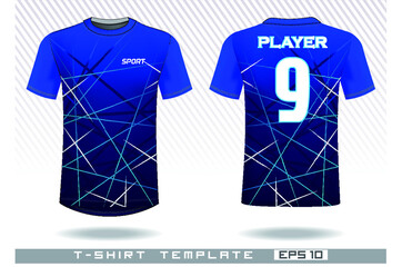 sports t shirt template. uniform design. team wear design. prints design.