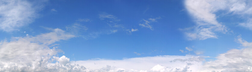 Clouds in the sky as seamless pattern