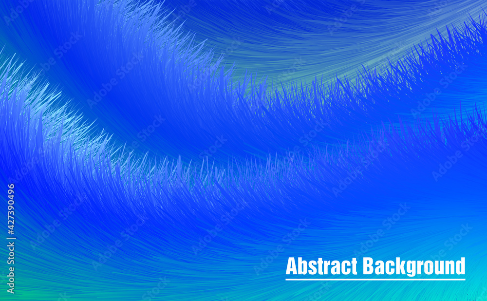 Aufkleber abstract background with colored dynamic waves, lines, and particles. illustration suitable for desi