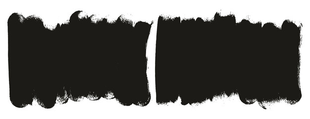 Round Sponge Thick Artist Brush Long Background High Detail Abstract Vector Background Set 