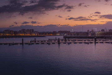 Sunset in Gijon, Asturias