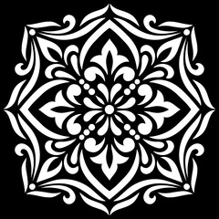 Cross religion doodle sketch black and white. Suitable for decoration - 427397824