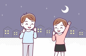 Obraz premium 子どもたちの会話