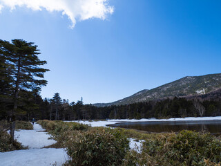 lake in the mountains