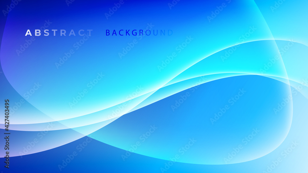 Wall mural abstract fluid gradient background with shadows and light effects design.