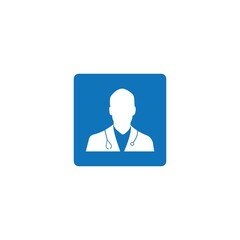 Fototapeta premium doctor icon.