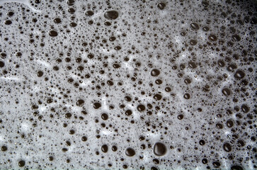 Foam in the water background