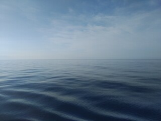 Fototapeta na wymiar Atlantic Ocean, Brazilian shores, calm.