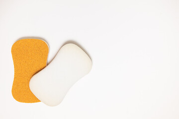 2 sponges for cleaning sensitive surfaces. Sponge with environmentally friendly fleece made from...