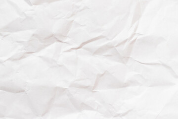 Grunge wrinkled white color paper textured background