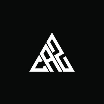 C A Z letter logo creative design. CAZ icon