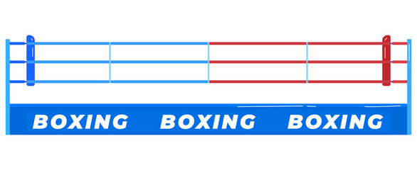 Boxing emblem, fight sport label, boxer sign symbol, training icon isolated on white, design, flat style vector illustration.