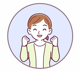 Obraz premium 人のリアクションセット