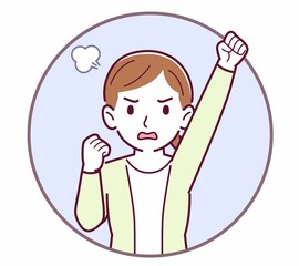 Fototapeta premium 人のリアクションセット