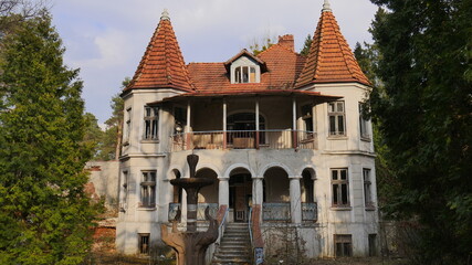 derelict building