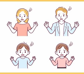 人のリアクションセット