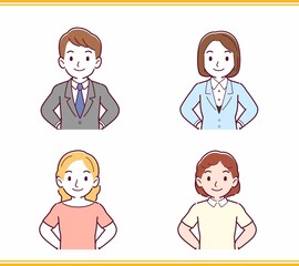 人のリアクションセット