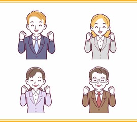 人のリアクションセット