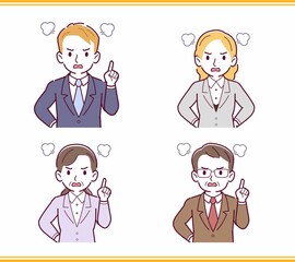 人のリアクションセット