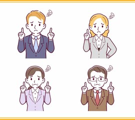 人のリアクションセット
