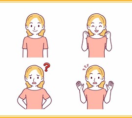 人のリアクションセット