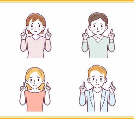 人のリアクションセット