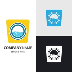 Laundry logo images illustration