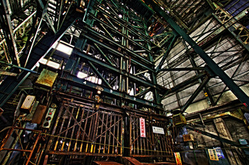 炭鉱施設　第一立坑櫓