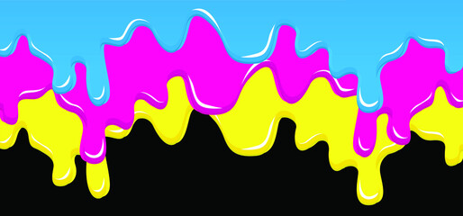 Dripping drip drips CMYK RGB PMS color prepress Vector icon icons sign signs fun funny spectrum Red green Blue Cyan Magenta Yellow Black printed printing print imprint inkt graphic spectrum splash