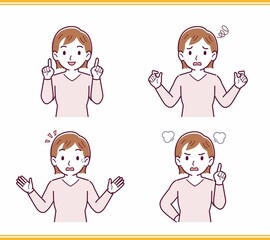 人のリアクションセット