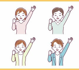 人のリアクションセット