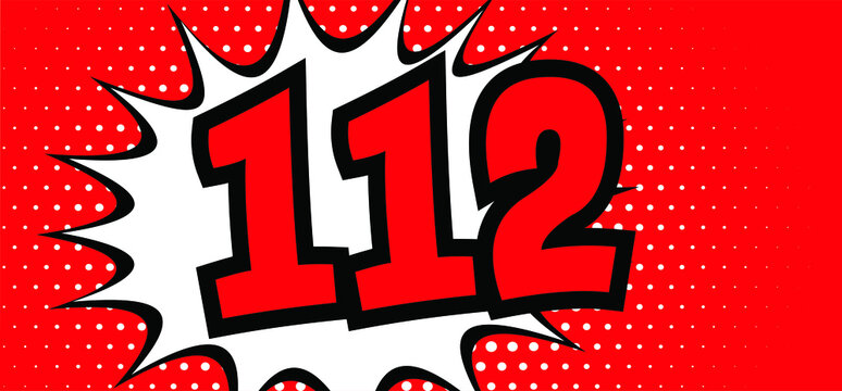 Helpline European day of emergency number 112 Day 11 february 11 SOS symbool Safety first Medical logo Vector fun quote sign Distress signal Alarm help location pincall phone lifebuoy police  icons 