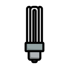 Energy Saving Light Bulb Icon
