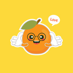 apricot fruits emotion, emoji characters for healthy food design.Colorful friendly apricot fruit. Cute funny personage. Flat design. For children product.