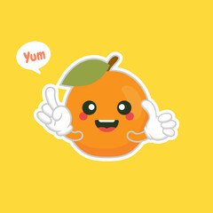 Obraz premium apricot fruits emotion, emoji characters for healthy food design.Colorful friendly apricot fruit. Cute funny personage. Flat design. For children product.