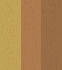 Wood Texture Brown colors Vector Illustration