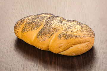 Crust tasty loaf over board