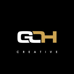 GOH Letter Initial Logo Design Template Vector Illustration