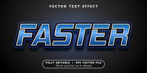Text Effects 3D Faster, Editable Text Style